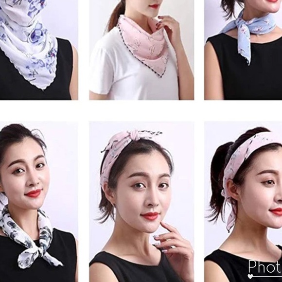Face Mask Scarf Cover Bandana Hair tie - Picture 3 of 3
